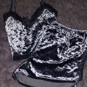 Cute Velvet PJ Set 💜